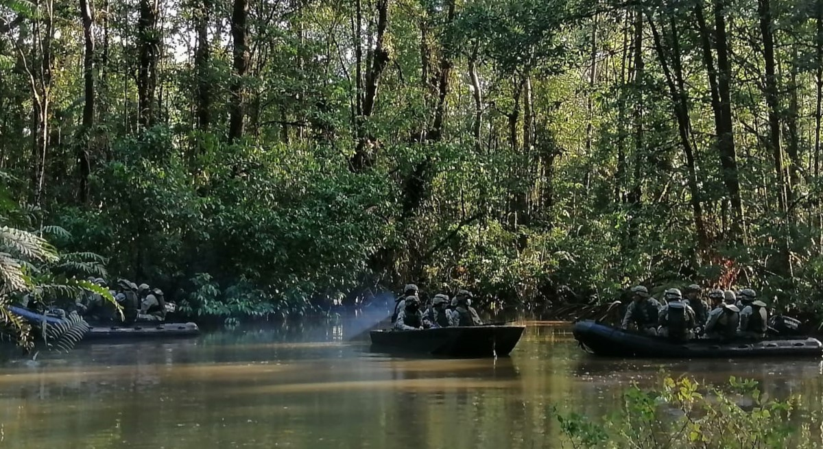 Fue incautado un semisumergible cargado con cocaína en el río Micay