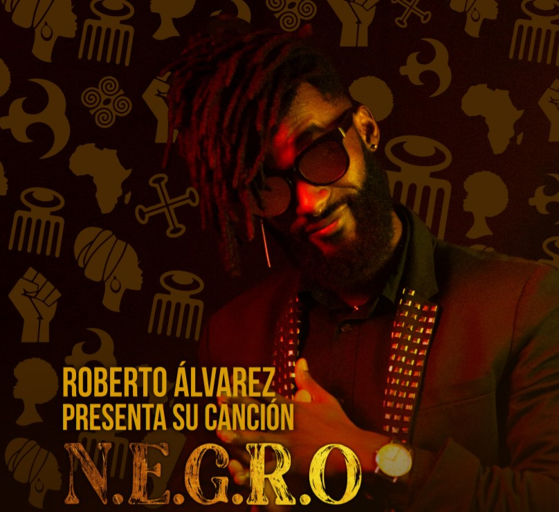 Roberto Álvarez presenta su canción, Negro