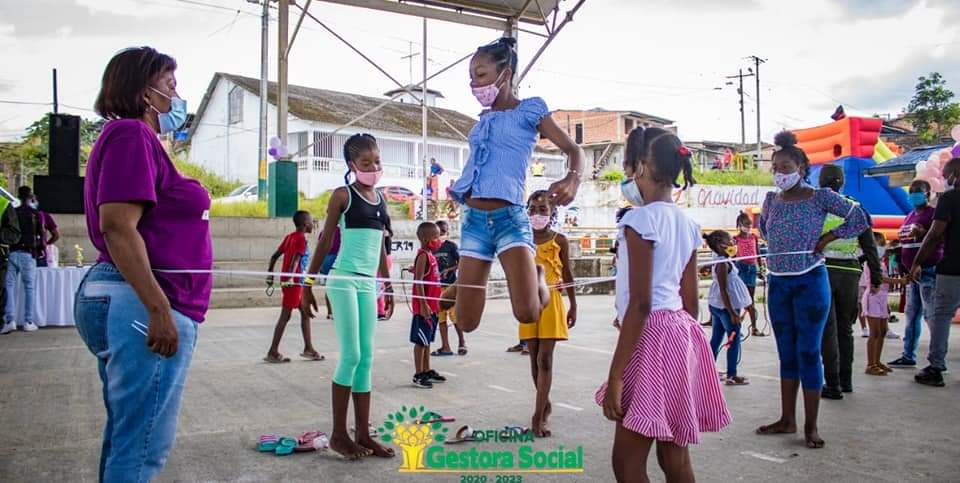 Con diferentes actividades, el Despacho de la Gestora Social del Distrito Especial de Buenaventura conmemoró el Día del Niño