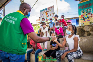 Con diferentes actividades, el Despacho de la Gestora Social del Distrito Especial de Buenaventura conmemoró el Día del Niño