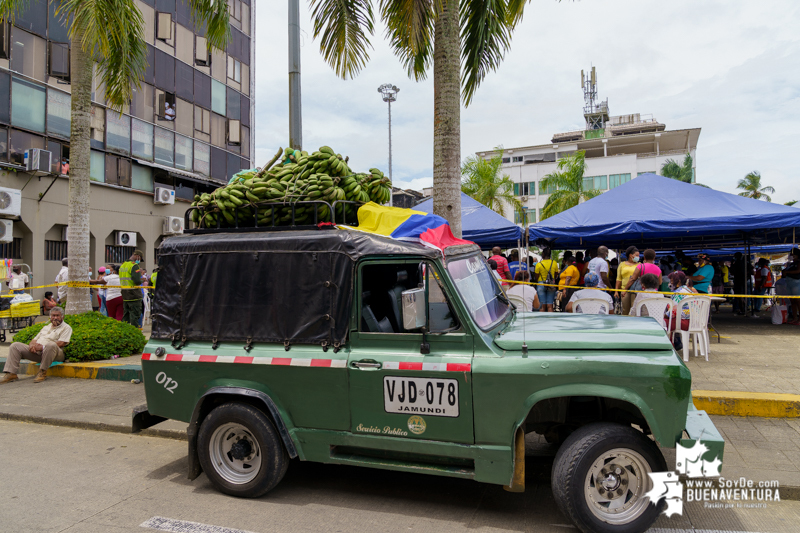 Superando todas las expectativas se realizó el Mercado Popular Campesino en Buenaventura