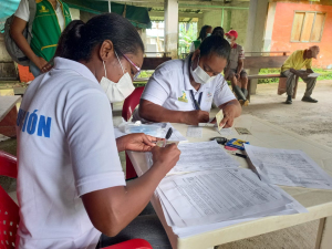 Comunidad de los corregimientos de La Bocana, Juanchaco, Ladrilleros, recibió la vacuna contra la COVID-19 