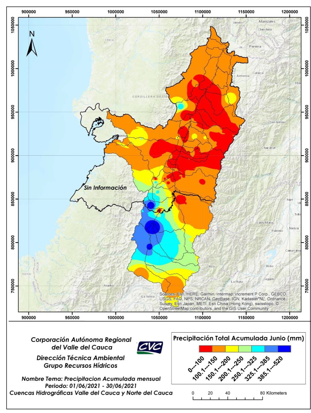 Con lluvias por encima de promedios históricos en el Valle del Cauca, terminó el primer semestre de 2021