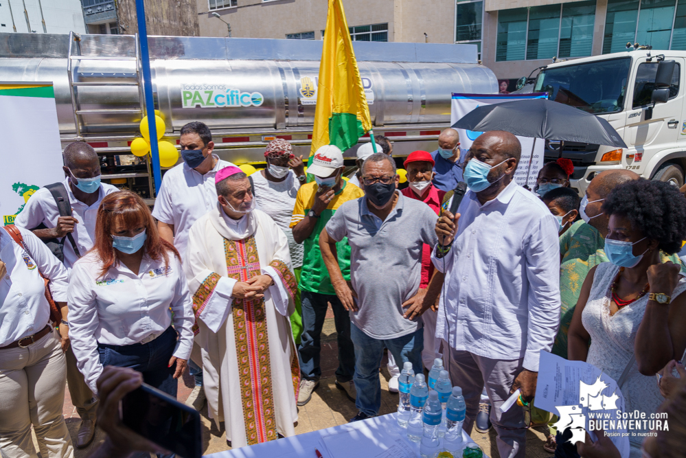 Buenaventura cuenta con tres carrotanques nuevos para mejorar el suministro de agua potable en algunos barrios de la ciudad