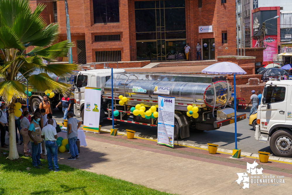 Buenaventura cuenta con tres carrotanques nuevos para mejorar el suministro de agua potable en algunos barrios de la ciudad