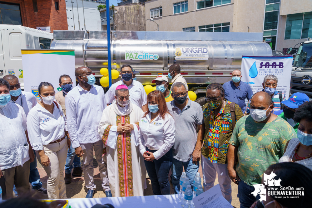 Buenaventura cuenta con tres carrotanques nuevos para mejorar el suministro de agua potable en algunos barrios de la ciudad