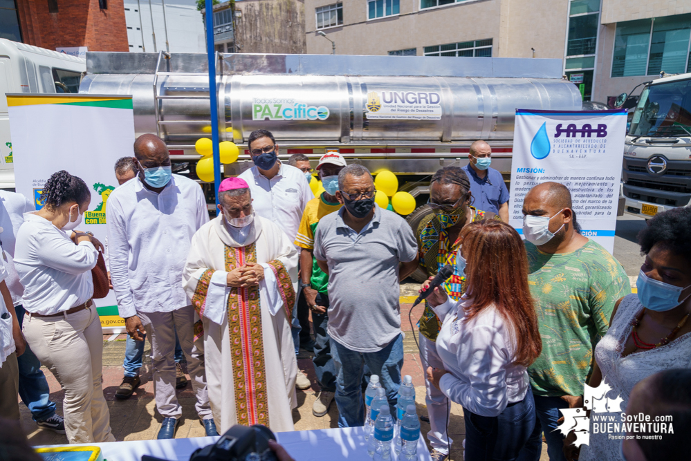 Buenaventura cuenta con tres carrotanques nuevos para mejorar el suministro de agua potable en algunos barrios de la ciudad