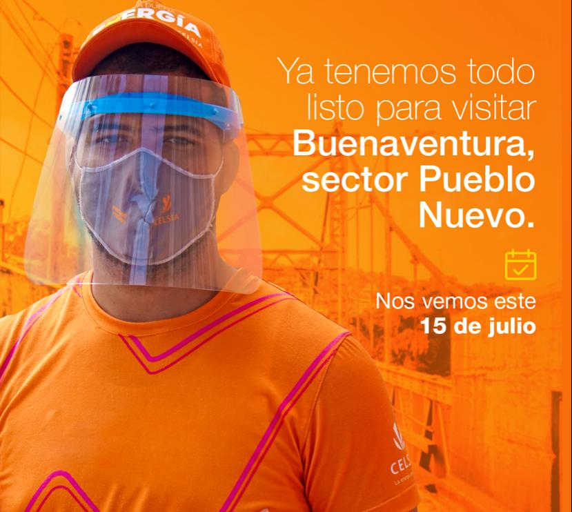 La Tropa de la buena energía de Celsia estará HOY jueves en el barrio Pueblo Nuevo, en Buenaventura