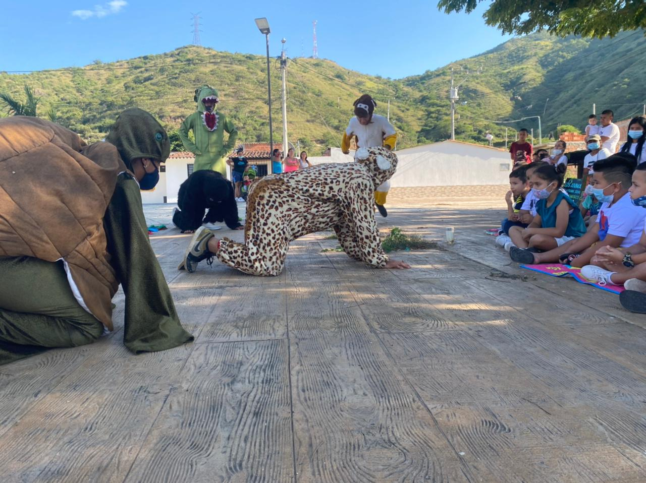 Obra teatral de la CVC enseñó a respetar la fauna silvestre en El Queremal y Vijes