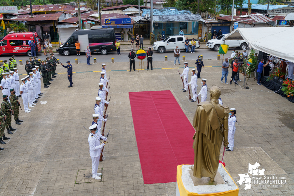 En Buenaventura también se conmemoraron los 211 años de la Independencia de Colombia