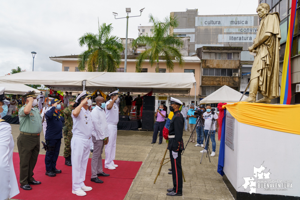 En Buenaventura también se conmemoraron los 211 años de la Independencia de Colombia