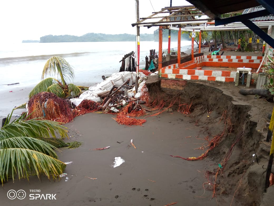 Gestión del Riesgo de Buenaventura atendió emergencia en el sector de Vista Hermosa en La Bocana 