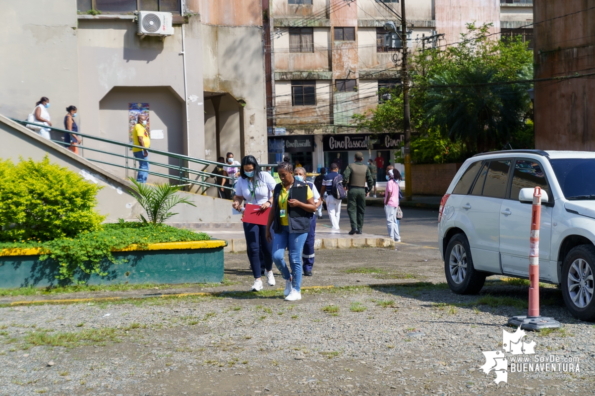 Más de 9.000 personas participaron del Simulacro Nacional 2021 de Respuesta a Emergencias en Buenaventura