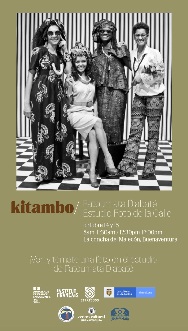 La fotógrafa, feminista y activista Fatoumata Diabaté llega a Colombia con su estudio fotográfico de calle