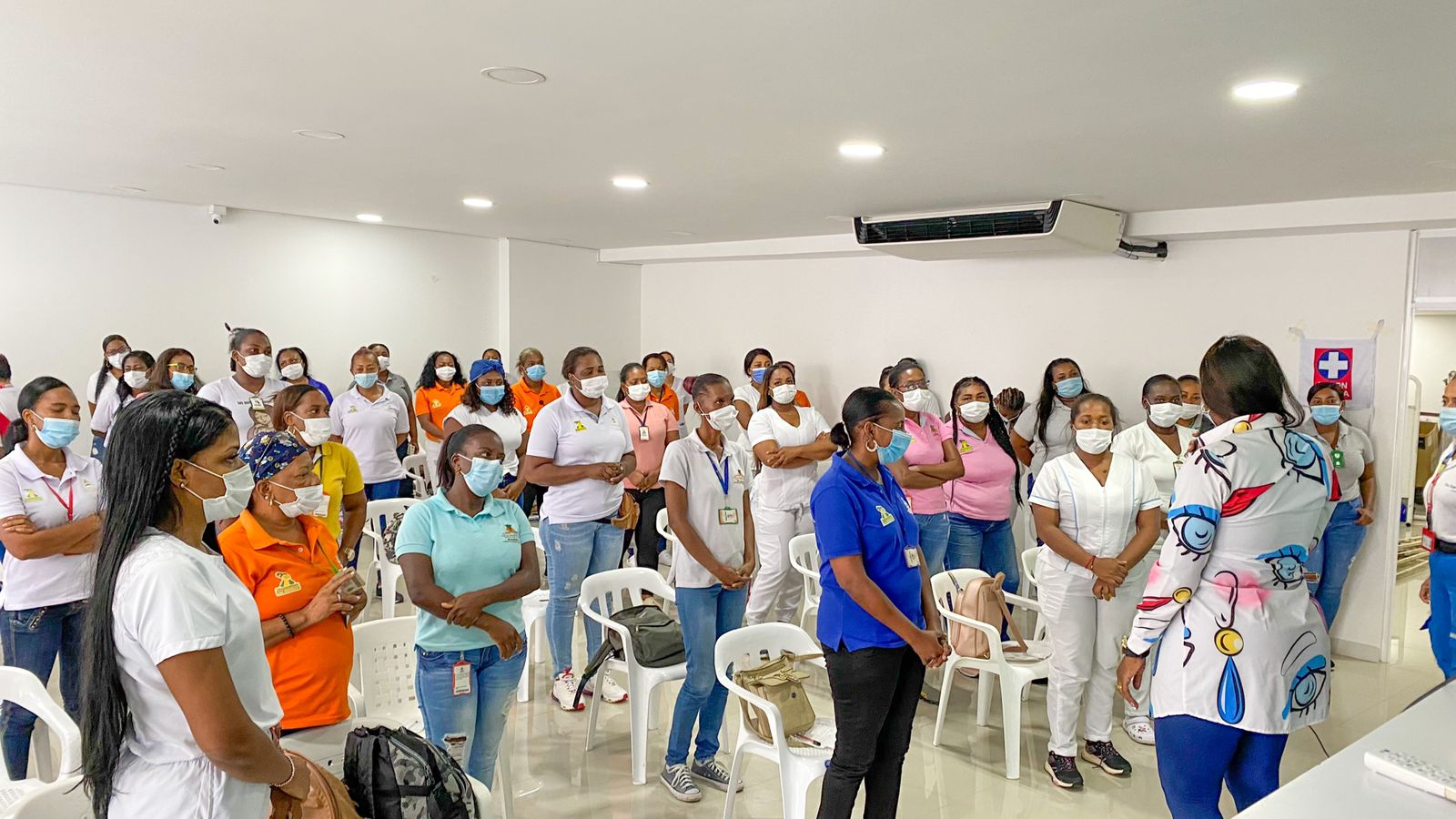 Casa a Casa irá el equipo vacunador del Hospital Luis Ablanque de la Plata para intensificar la inmunización contra la COVID-19 en Buenaventura 