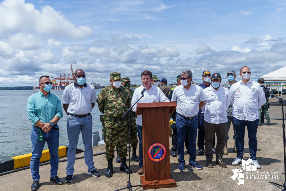 El Ministro de Defensa analizó en reunión de seguridad la situación de orden público en Buenaventura