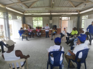 La OIM y la Alcaldía Distrital realizan visitas de validación en los consejos comunitarios de Punta Soldado y Bajo Calima