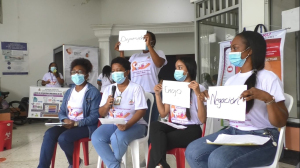 Conociendo historias de víctimas, el Hospital Luis Ablanque de la Plata conmemoró el Día Mundial de la No Violencia Contra la Mujer