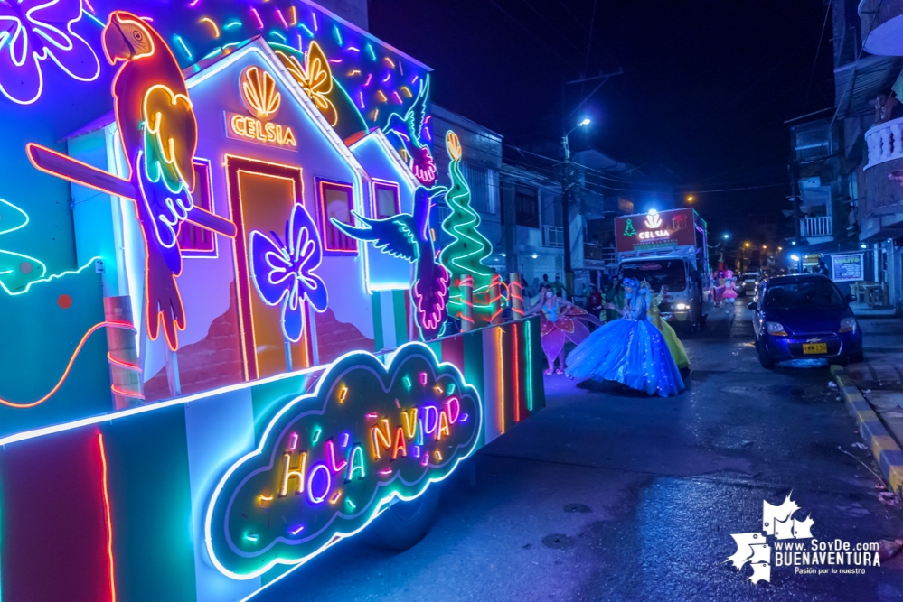 Con el apoyo de la Administración Distrital de Buenaventura, Celsia realizó el desfile mágico de la buena energía en Navidad