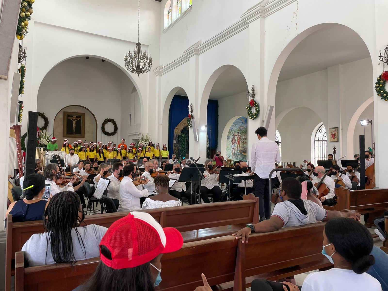 La Orquesta Filarmónica de Cali ofreció Concierto de Navidad en la Catedral San Buenaventura