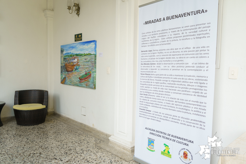 La exposición artística “Miradas a Buenaventura” continuará hasta el 31 de enero