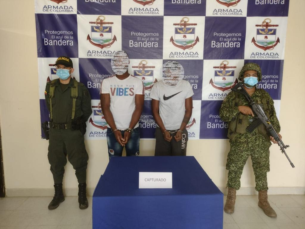 Capturados tres presuntos integrantes del "Clan del Golfo" en Buenaventura y Bajo Baudó, Chocó