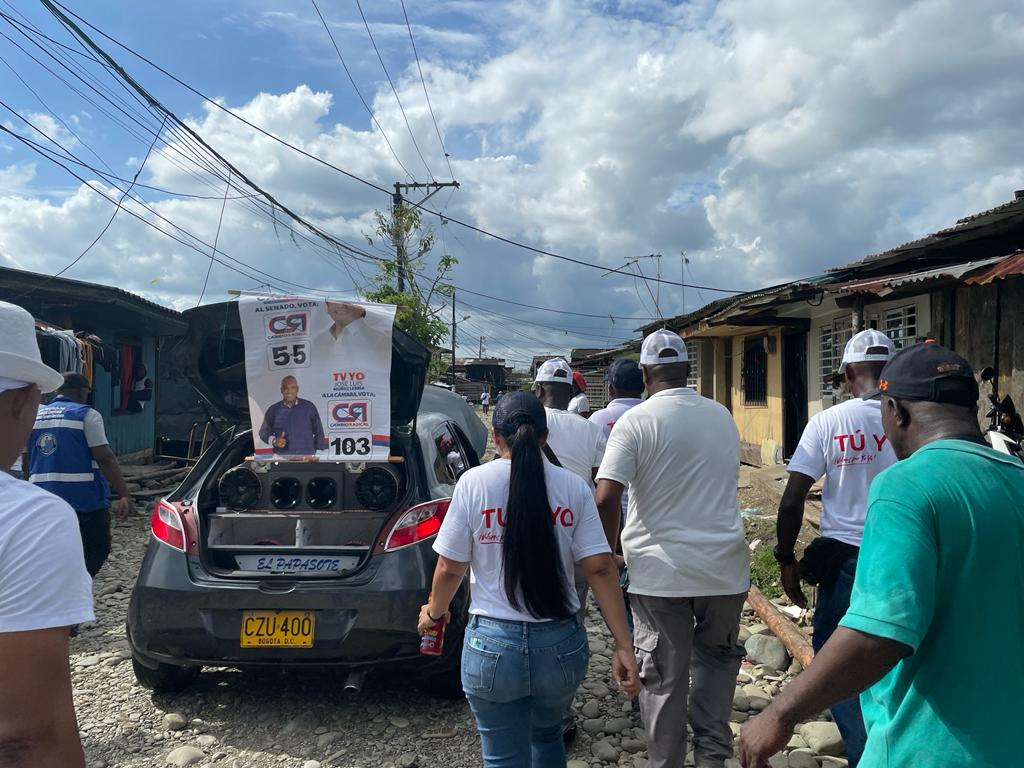 Sorprendente fue el recibimiento de los hogares de las comunas 3 y 11 para el candidato a la Cámara de Representantes José Luis Muñoz Lerma “Tv Yo”