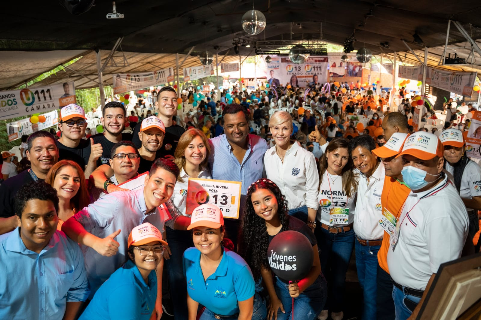 Gran respaldo en Buga a Norma Hurtado Sánchez; más de 3.000 personas asistieron al cierre de campaña, en su ciudad natal