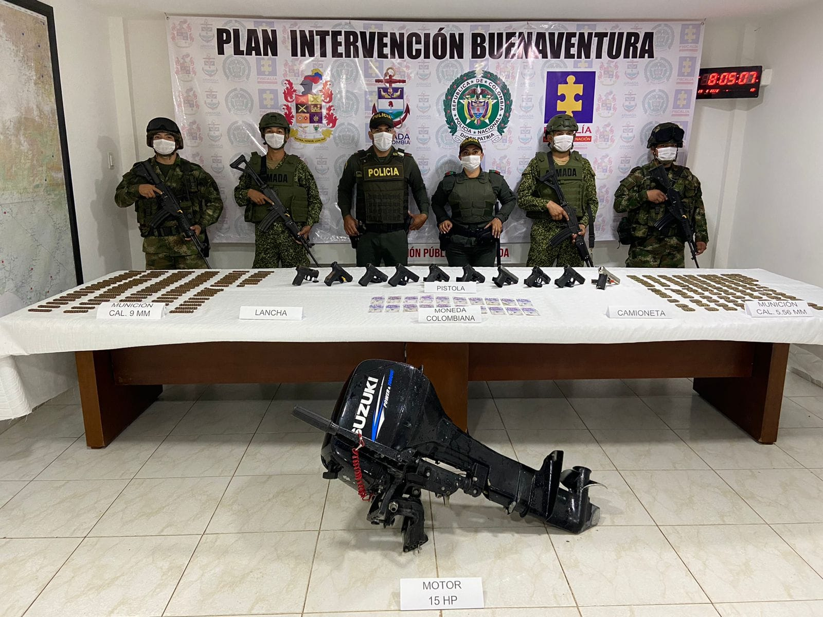 Incautado material de guerra perteneciente a las disidencias de las Farc en Buenaventura