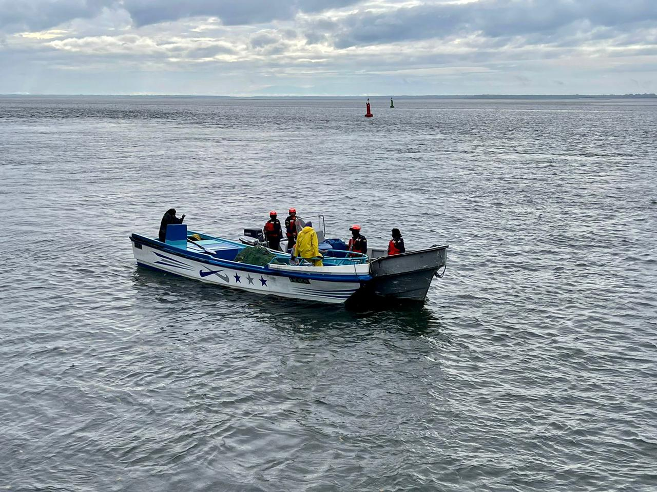 Fueron rescatados tres pescadores que se encontraban a la deriva en el pacífico nariñense 