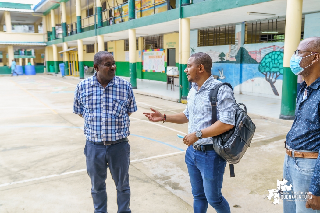 Mejoramientos en algunas instituciones educativas oficiales de Buenaventura fueron terminados y otros están en ejecución