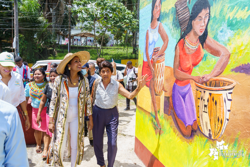 En Buenaventura se entregó el mural Reconocimiento, Memoria y Tradición