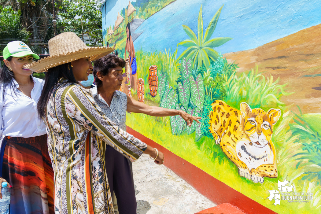 En Buenaventura se entregó el mural Reconocimiento, Memoria y Tradición