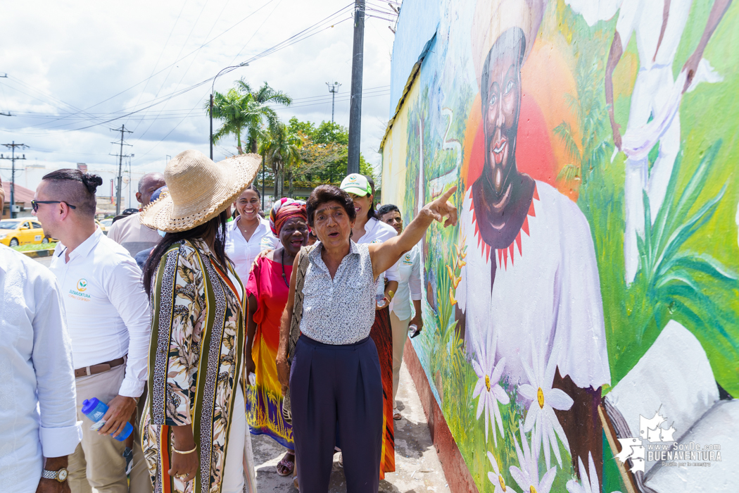 En Buenaventura se entregó el mural Reconocimiento, Memoria y Tradición