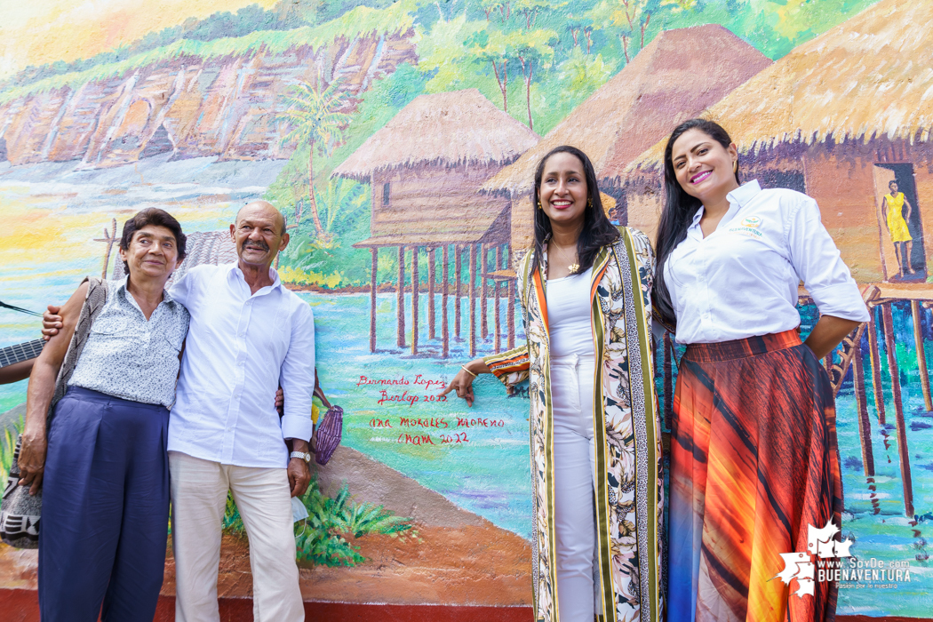 En Buenaventura se entregó el mural Reconocimiento, Memoria y Tradición