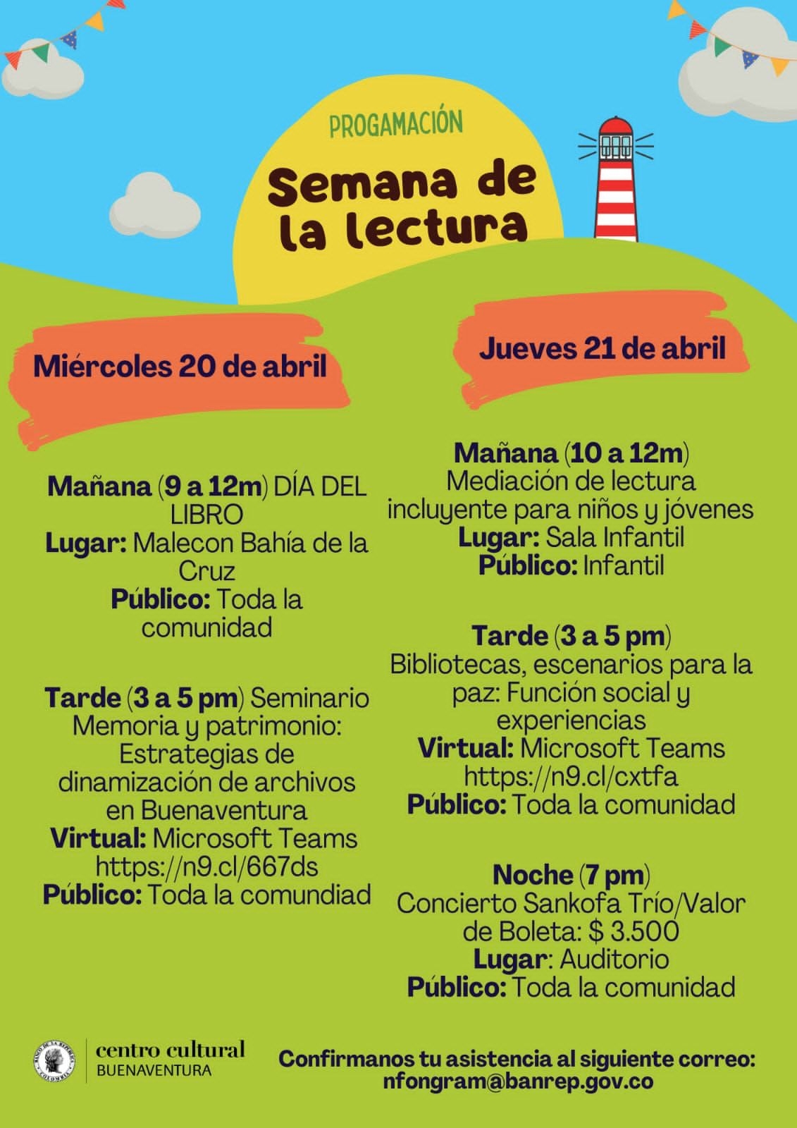 La Semana de la Lectura se tomó a Buenaventura en conmemoración del Día del Idioma