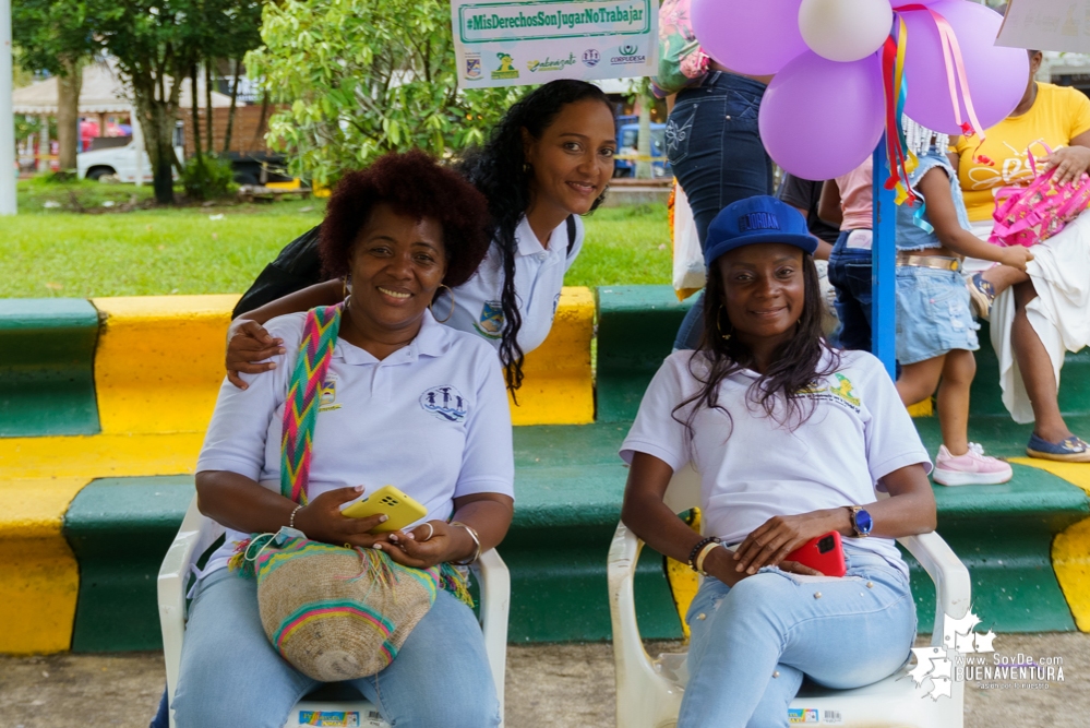 Fue todo un éxito la celebración del Día de la Niñez por parte de la Administración Distrital de Buenaventura