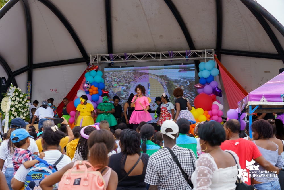 Fue todo un éxito la celebración del Día de la Niñez por parte de la Administración Distrital de Buenaventura