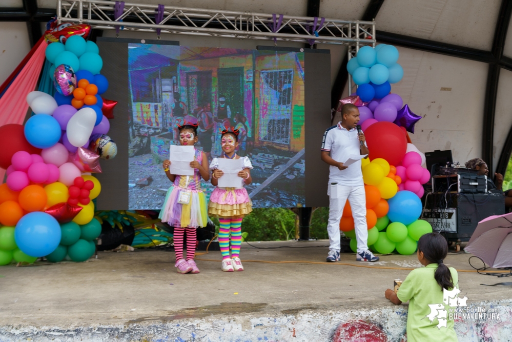 Fue todo un éxito la celebración del Día de la Niñez por parte de la Administración Distrital de Buenaventura