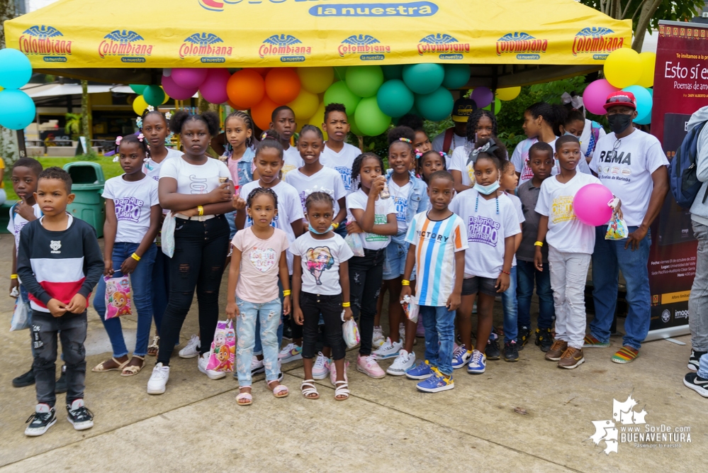 Fue todo un éxito la celebración del Día de la Niñez por parte de la Administración Distrital de Buenaventura