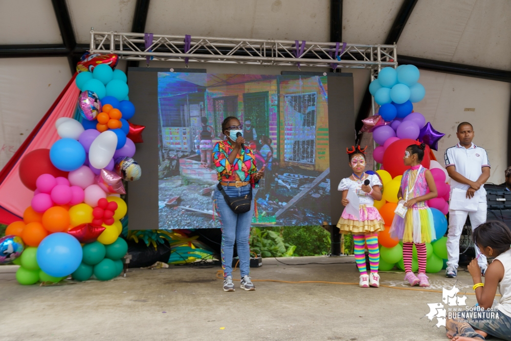 Fue todo un éxito la celebración del Día de la Niñez por parte de la Administración Distrital de Buenaventura