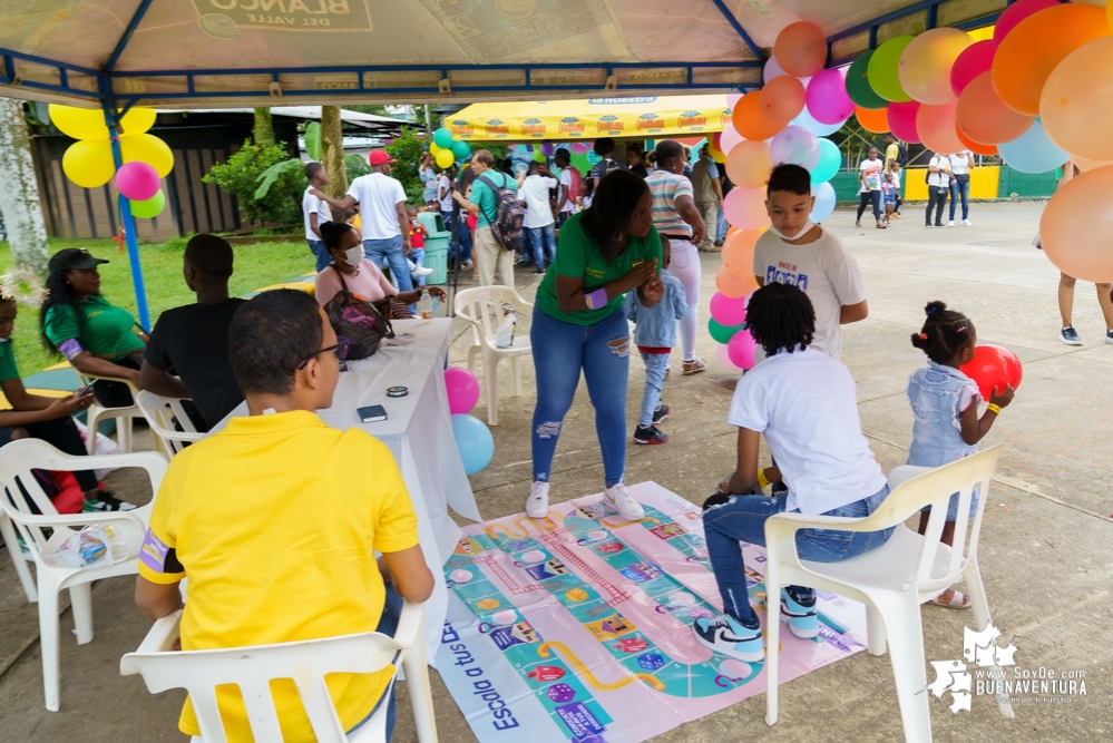 Fue todo un éxito la celebración del Día de la Niñez por parte de la Administración Distrital de Buenaventura