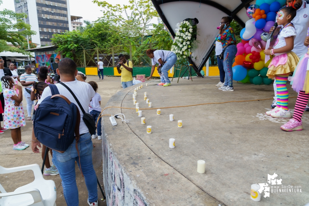 Fue todo un éxito la celebración del Día de la Niñez por parte de la Administración Distrital de Buenaventura