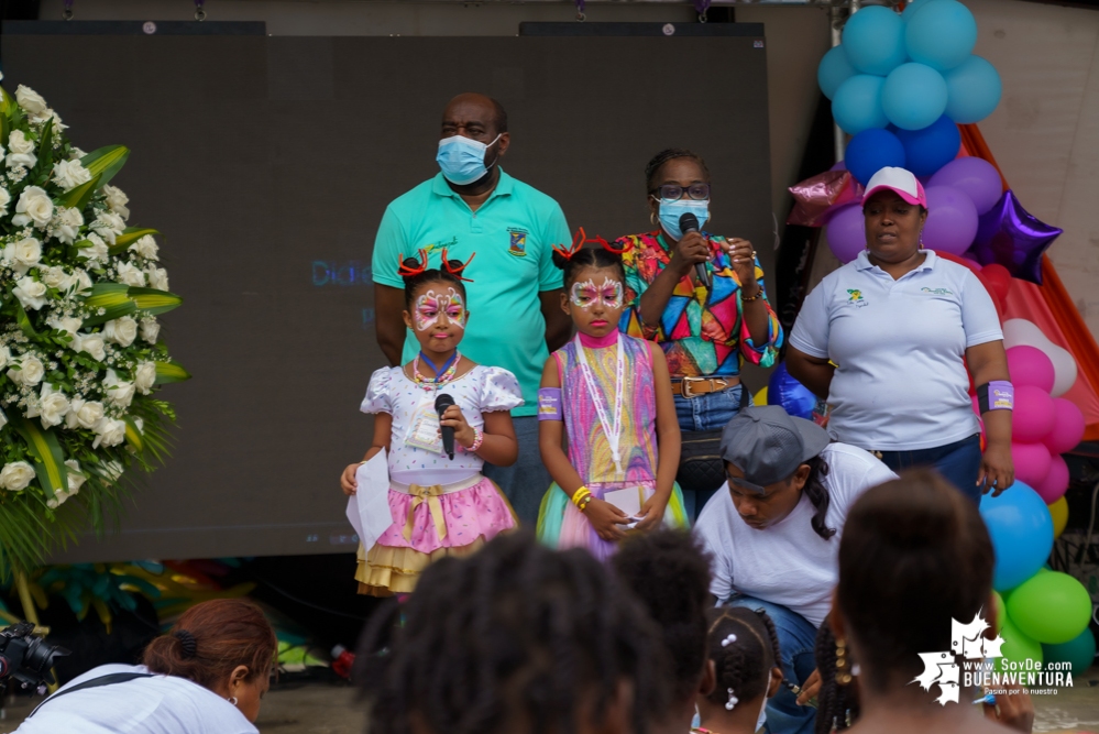 Fue todo un éxito la celebración del Día de la Niñez por parte de la Administración Distrital de Buenaventura