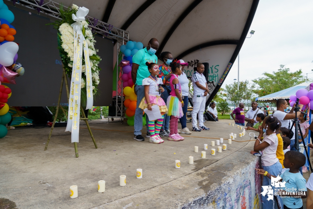 Fue todo un éxito la celebración del Día de la Niñez por parte de la Administración Distrital de Buenaventura