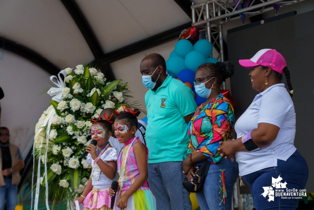 Fue todo un éxito la celebración del Día de la Niñez por parte de la Administración Distrital de Buenaventura