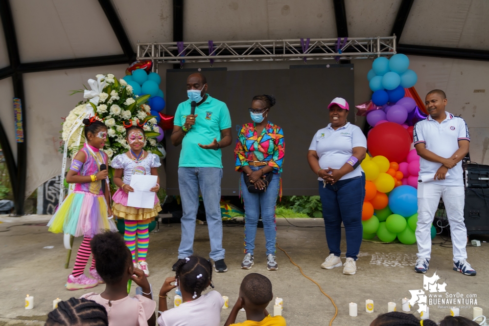 Fue todo un éxito la celebración del Día de la Niñez por parte de la Administración Distrital de Buenaventura