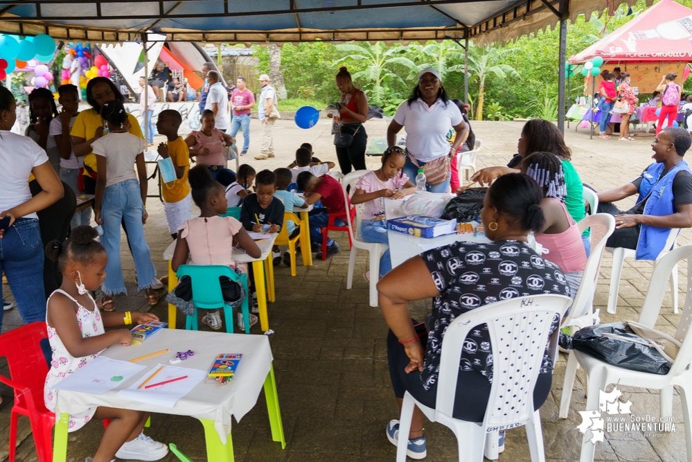 Fue todo un éxito la celebración del Día de la Niñez por parte de la Administración Distrital de Buenaventura