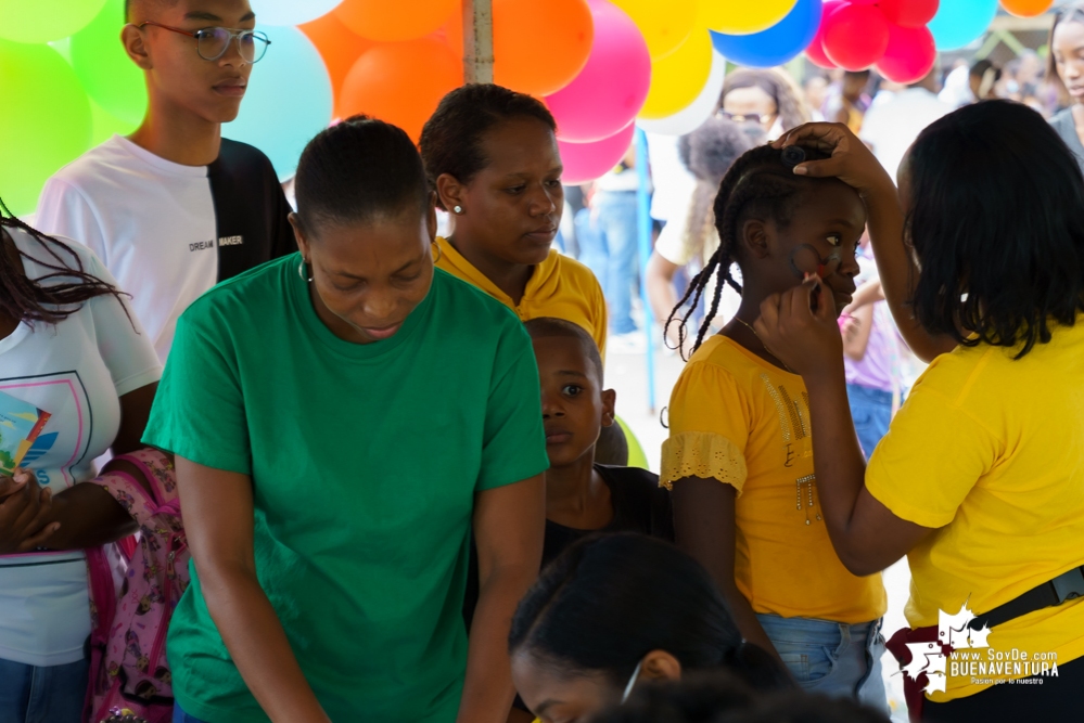 Fue todo un éxito la celebración del Día de la Niñez por parte de la Administración Distrital de Buenaventura