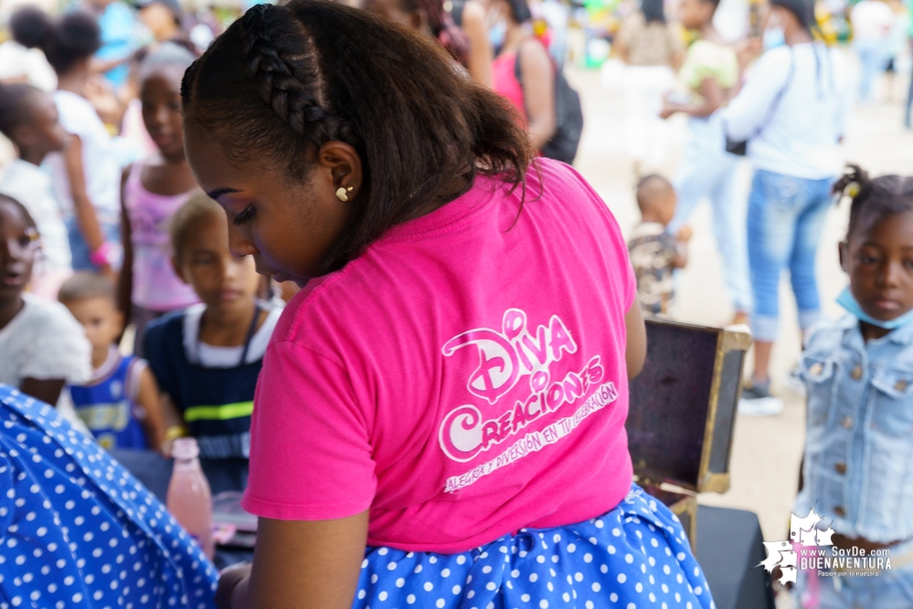 Fue todo un éxito la celebración del Día de la Niñez por parte de la Administración Distrital de Buenaventura